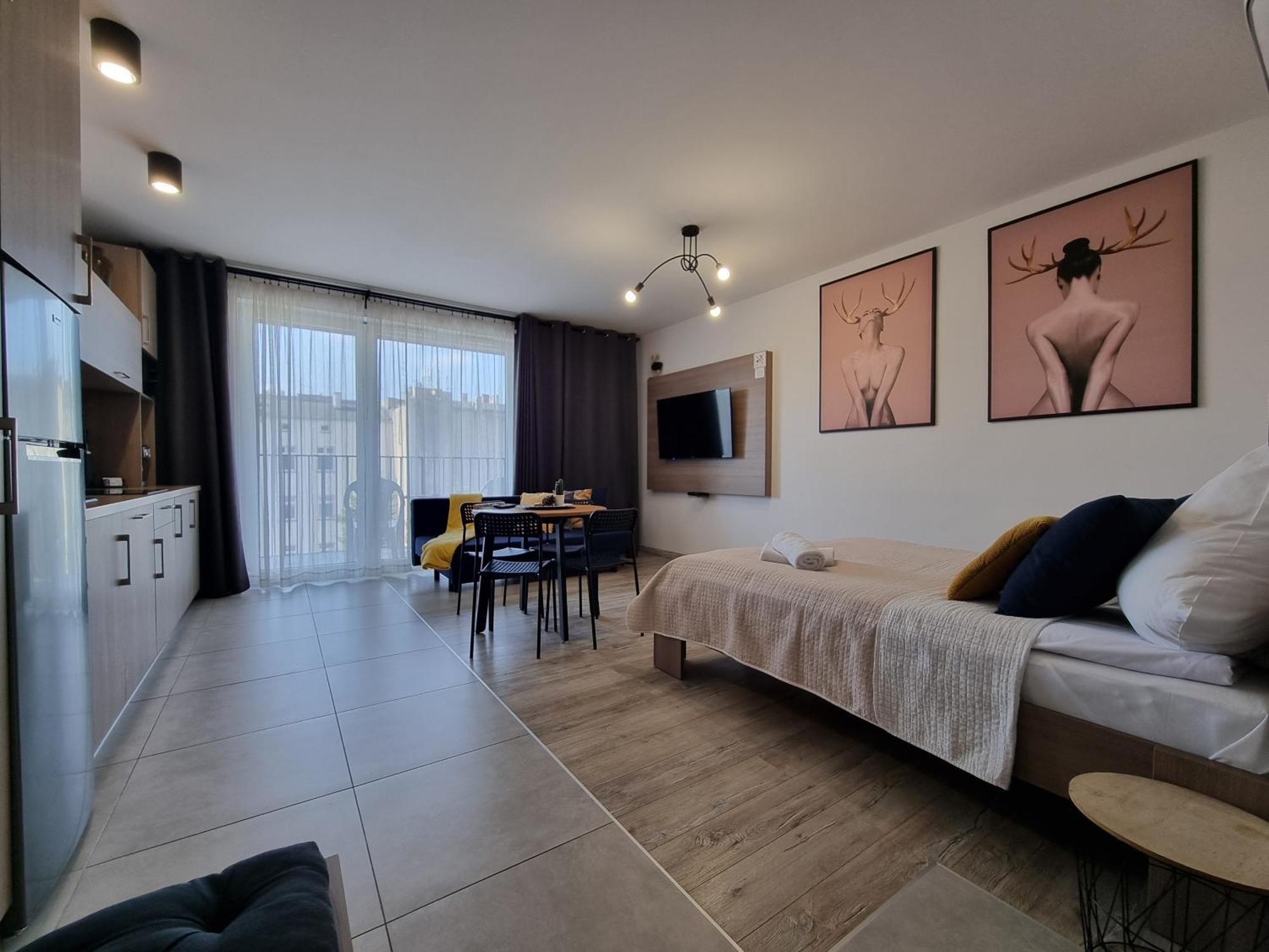 Q Apart Amber - Klimatyzowane Studio Przy Manufakturze Z Garazem Gratis, Fv Łódź Exterior foto
